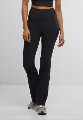 UC Yoga Damen Ladies Flared Leggings Rib TB7801