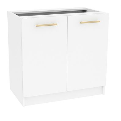 Unterschrank 80cm Weiß Matt SOFT CLOSE, SIENA, LINDA, PURE LINE