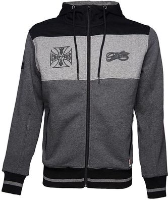 WCC West Coast Choppers Jacke Kimi Raikkönen Technical hooded Jacket Black/Grey