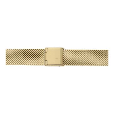 JuwelmaLux Uhrband Edelstahl PVD beschichtet Gold JL28-10-0099