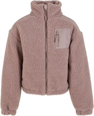 Urban Classics Mädchen Girls Sherpa Mix Jacket UCK6068