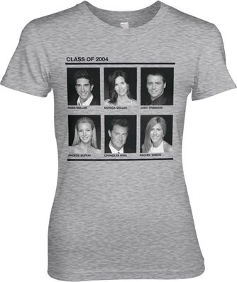 Friends Class Of 2004 Girly Tee Damen T-Shirt Heather-Grey