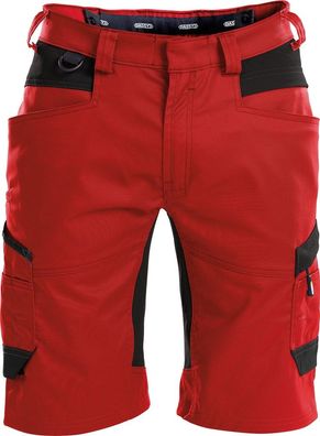 Dassy Arbeitsshorts mit Stretch Axis PESCO41 Rot/Schwarz