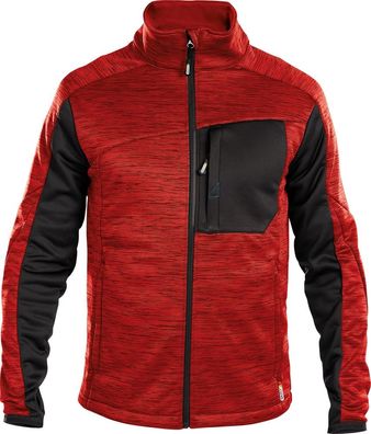 Dassy Midlayer-Jacke Convex PES38 Rot/Schwarz
