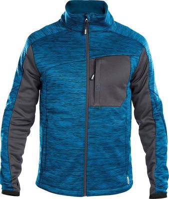 Dassy Midlayer-Jacke Convex PES38 Azurblau/Anthrazitgrau