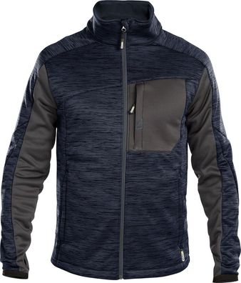 Dassy Midlayer-Jacke Convex PES38 Nachtblau/Anthrazitgrau
