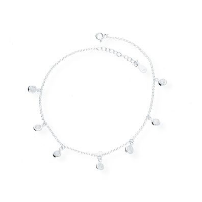 JuwelmaLux Fußkette 925 Silber mit Zirkonia JL16-04-0353