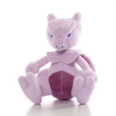 Mewtu Plüschtier 22 cm - Pokémon Kuscheltier - Weiches Spielzeug für Kinder
