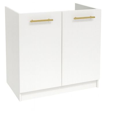 Spülenunterschrank 80cm Weiß Matt SIENA, LINDA, PURE LINE, VERO