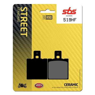 Bremsbelag SBS 519HF Street Ceramic Aprilia Cagiva Ducati Fantic Gilera Italjet KTM L