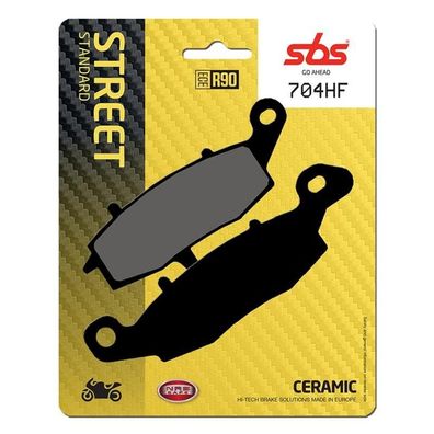 Bremsbelag SBS 704HF Street Ceramic Kawasaki ER 6 GPZ 1100 KLV VN Suzuki GSX V-Storm