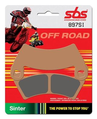 Bremsbelag SBS 897SI Offroad Sintermetall Polaris RZR 570 Ranger 900 XP RZR 900 Genar