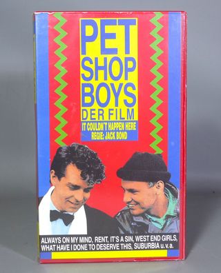 VHS Pet Shop Boys Der Film " It couldn´t happen here " Rainbow Video Arsenal 80er