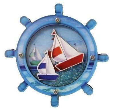Magnet Segler 3D