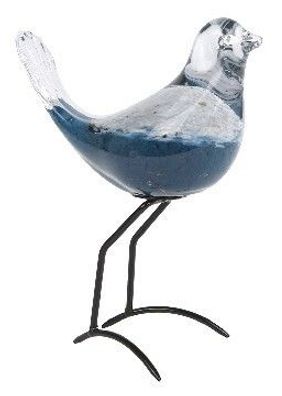 Glas Vogel Spatz
