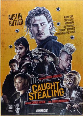 Caught Stealing - Original Kinoplakat A1 - Austin Butler, Regina King - Filmposter