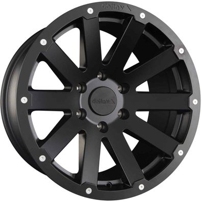 für Transit Custom Nugget V710 Delta 4x4 Hanma Felgen Satz 9x18 18 Zoll 6x120 schwarz