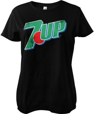 7Up Damen 80s Washed Logo Girly Tee IMG-5-7UP007-H66-5