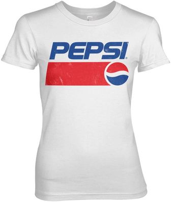 Pepsi Damen Classic Washed Logo Girly Tee IMG-5-PEPS002-H96-13