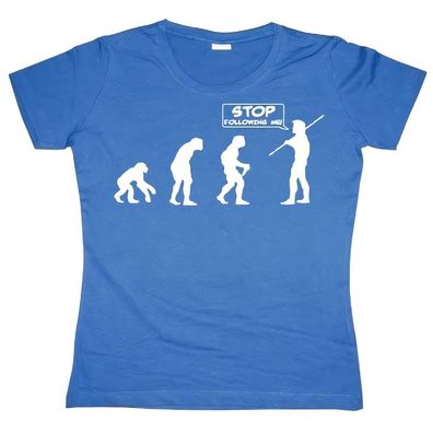 Tokigt Damen Stop Following Me Girly T-Shirt SH-5-14043-H1-5