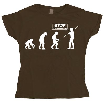 Tokigt Damen Stop Following Me Girly T-Shirt SH-5-14043-H1-5