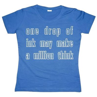 Tokigt Damen One Drop Of Ink Girly T-Shirt SH-5-15055-LFH1-4