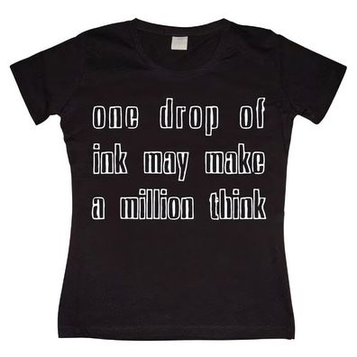 Tokigt Damen One Drop Of Ink Girly T-Shirt SH-5-15055-LFH1-4