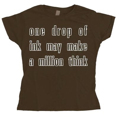 Tokigt Damen One Drop Of Ink Girly T-Shirt SH-5-15055-LFH1-4