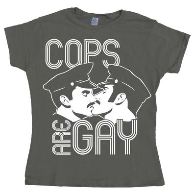 Tokigt Damen Cops Are Gay Girly T-Shirt SH-5-15065-LFH1-10