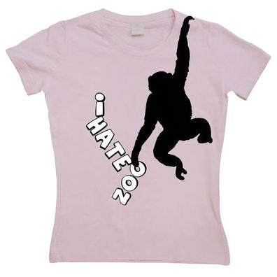 Tokigt Damen I Hate Zoo Girly T-Shirt SH-5-15109-LFH2-13