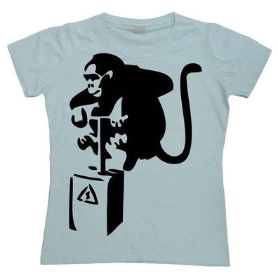 Tokigt Damen Detonator Monkey Girly T-Shirt SH-5-15138-H10-9