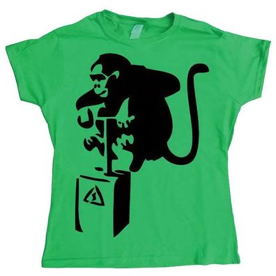 Tokigt Damen Detonator Monkey Girly T-Shirt SH-5-15138-H10-9
