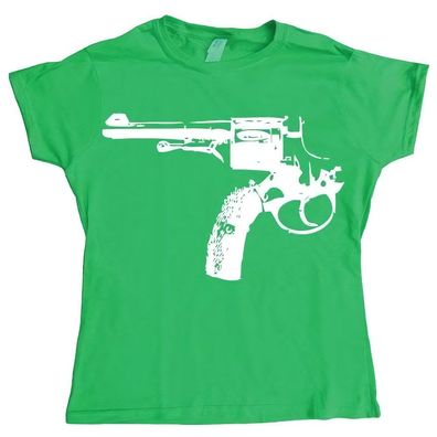 Hybris Damen Reversed Revolver Girly T-Shirt SH-5-15173-H14-2