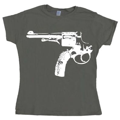 Hybris Damen Reversed Revolver Girly T-Shirt SH-5-15173-H14-2