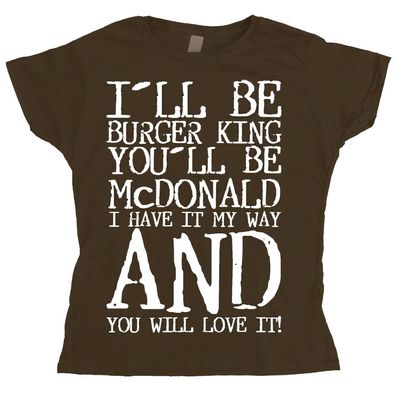 Tokigt Damen You Will Love It Girly Tee SH-5-15307-H7-14