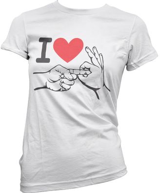 Tokigt Damen I Love To Make Love Girly Tee SH-5-15338-H9-5