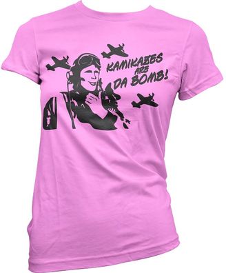 Tokigt Damen Kamikazes Is Da Bomb Girly Tee SH-5-15409-LFH2-4