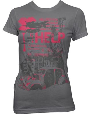 Tokigt Damen Help Girly Tee SH-5-15424-LFH2-6