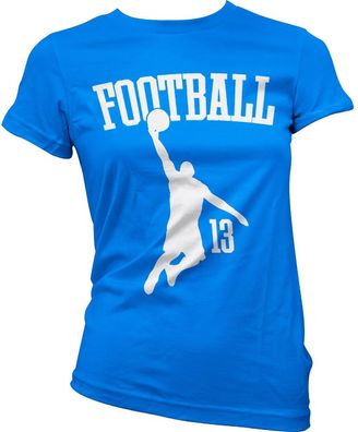 Tokigt Damen Footbasket Girly T-Shirt SH-5-15456-H28-3
