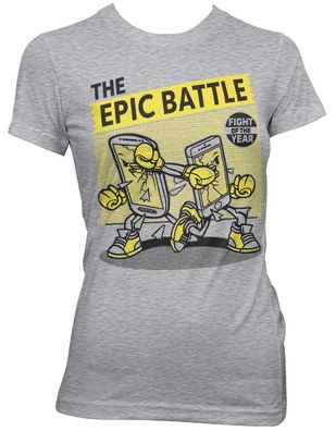 Tokigt Damen The Epic Battle Girly Tee SH-5-15728-H27-8