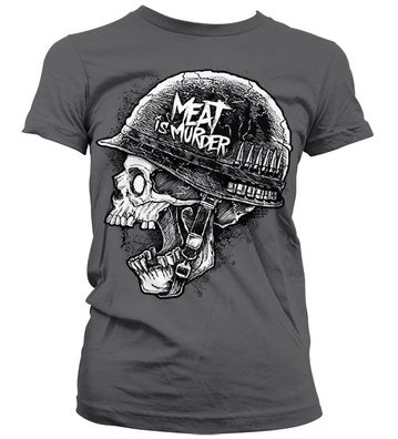 Hybris Damen Meat Is Murder Girly T-Shirt SH-5-15747-H52-8