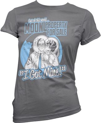 Tokigt Damen Moon Property For Sale Girly Tee SH-3-15420-LFH3-12