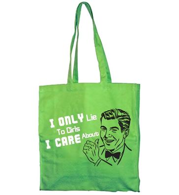 Tokigt I Only Lie To Girls Tote Bag SH-4-14035-LFH3-4