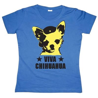Tokigt Damen Viva Chihuahua Girly T-Shirt SH-5-10825-H17-10