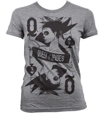 Hybris Damen Queen Of Spades Girly T-Shirt SH-5-51152-H8-5