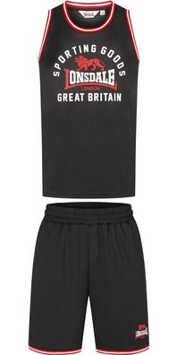 Lonsdale Pewsey Singlet &amp; Shorts Set Normale Passform