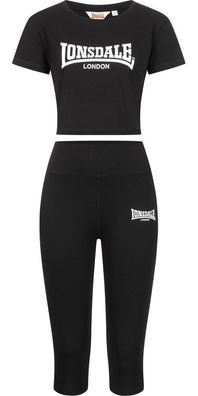 Lonsdale Damen Ixworth T-Shirt &amp; Leggings Set