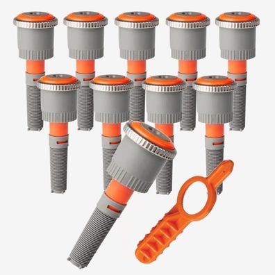 10x Hunter Rotatordüse Typ MP 800 90°-210° Rotator Düse 1,8-3,5 m + Einstellschlüssel