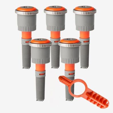 5x Hunter Rotator Düse MP 800 90°-210° Wurfweite von 1,8 - 3,5 m + Einstellschlüssel
