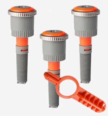 3x Hunter Rotator Düse MP 800 90°-210° / Wurfweite v. 1,8 - 3,5 m + Einstellschlüssel